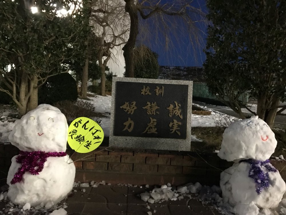 雪だるまの変化